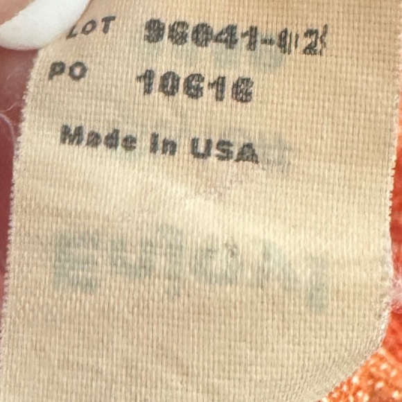 Michael Stars Style 0159 Orange Shimmer Scoop Neck T-Shirt Dress One Size - Picture 6 of 7